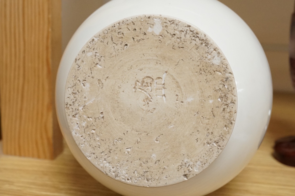 A Chinese white ding type vase, 27cm high